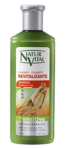 NATUR VITAL champú sensitive revitalizante con ginseng bote 300 ml