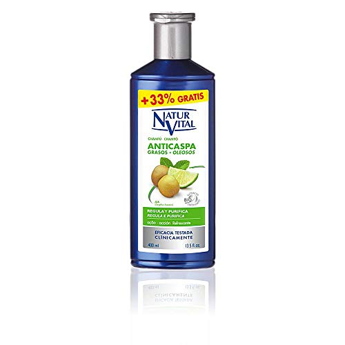 Naturaleza y Vida Champú Anticaspa Cabello Graso - 400 ml