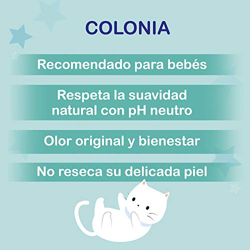 Nenuco Agua de Colonia recomendado para bebés, fragancia original - formato spray 240 ml