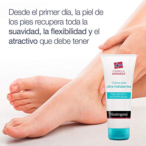 Neutrogena – Crema de Pies Ultra hidratante - especial para talones agrietados – Reparación visible en 3 días – 100 ml