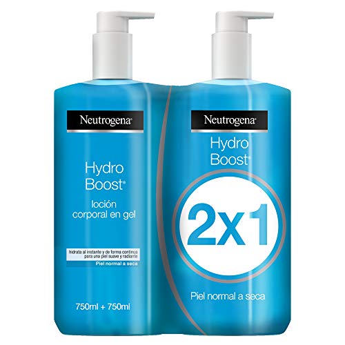 Neutrogena Hydro Boost Loción Corporal en Gel - Pack de 2 x 750 ml - Total: 1500 ml