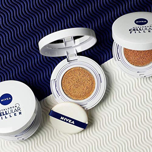 Nivea 3 in1 Anti-age Cuidado Cojín para películas precortadas naturales y humedad, para pieles claras, 15 g