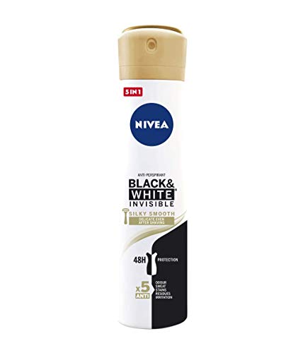 Nivea Black & White Invisible Silky Smooth Spray Desodorante 200 ml