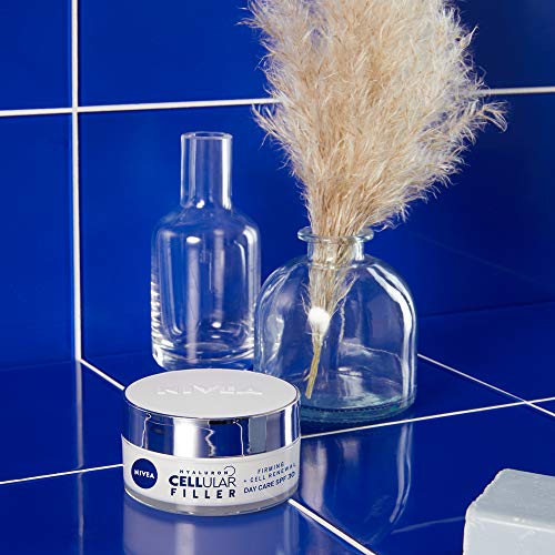 NIVEA Hyaluron Cellular Filler Cuidado de Día FP30, crema hidratante de día, crema antiarrugas con ácido hialurónico, crema antiedad - 1 x 50 ml