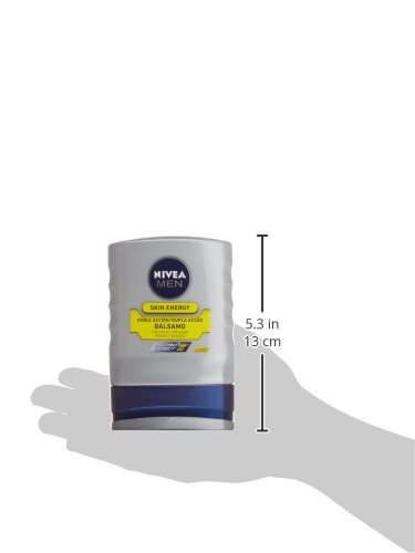 NIVEA MEN Active Energy Bálsamo 2en1 Revitalizante (1 x 100 ml), bálsamo after shave para el cuidado facial, bálsamo hidratante energizante