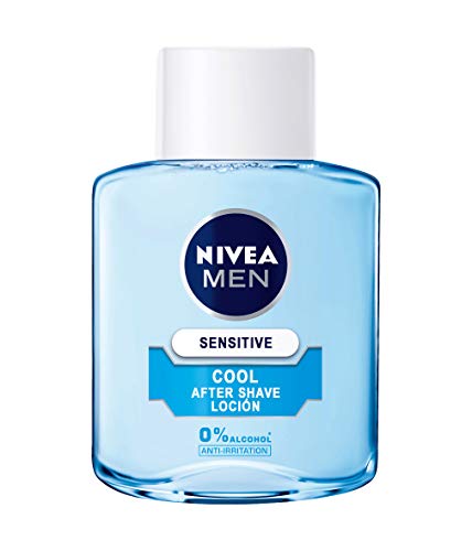 Nivea Men Sensitive Cool Loción After Shave sin Alcohol, Pieles Sensibles - 100 ml