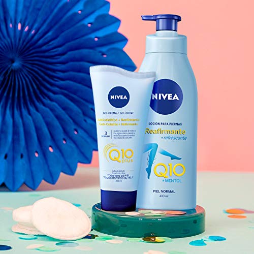 NIVEA Q10 Plus - Gel-Crema Anticelulítico + Reafirmante, para Reducir los Signos de la Celulitis, de Cuidado Corporal - 1 x 200 ml