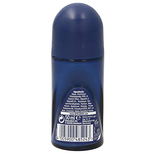 NIVEA Roll-on Dry Impact Men Fresh - Paquete de 6 x 50 ml - Total: 300 ml