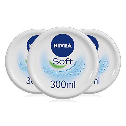 Nivea soft - Tarro, 300 ml, pack of 3