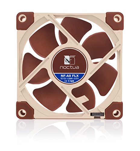 Noctua NF-A8 FLX, Ventilador Silencioso, 3 Pines (80 mm, Marrón)