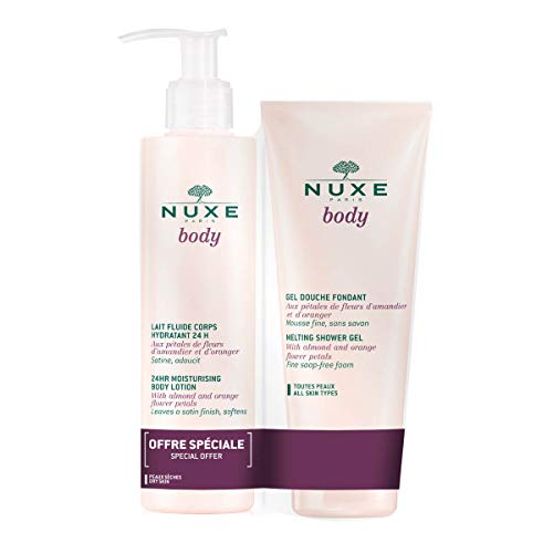 Nuxe Body Pack 24hr Moisturising Body Lotion 400ml + Melting Shower Gel 200ml