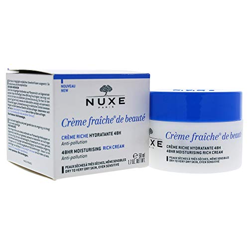 Nuxe Crema Hidratante 48H Pieles Secas. Crème fraîche de Beauté 50 Ml.