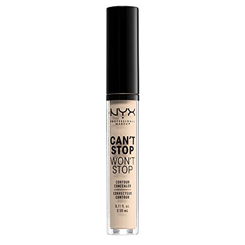 Nyx Professional Makeup Corrector No Comedogénico, Waterproof Y De Larga Duración Can'T Stop Won'T Stop 24H Tono 1.5 Fair Para Pieles Claras