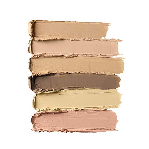 NYX Professional Makeup Paleta de correctores y contouring Conceal, Correct, Contour Palette, 6 sombras, Textura cremosa, Tono: Light