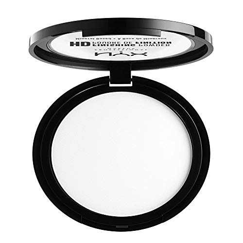 NYX Professional Makeup - Polvos Fijadores Compactos High Definition Finishing Powder, Fórmula Vegana de Acabado Mate - Tono Translucent