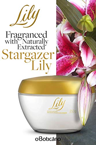 O Boticario Lily Essence Cream Satin Body Moisturizer [Lily Creme Acetinado Hidratante Corporal] 250g by O Boticario