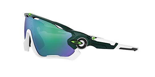 OAKLEY 0OO9290 Gafas de sol para Unisex, Verde/Metalizado/Blanco, 0