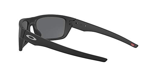 Oakley Drop Point Gafas de Sol, Hombre, Negro (Matte Blac/Prizmblackpolarized), 61