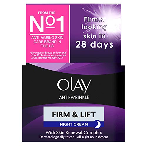 Olay Anti-Arrugas Firme y Levante Antienvejecimiento Crema hidratante Crema de Noche - 50 ml