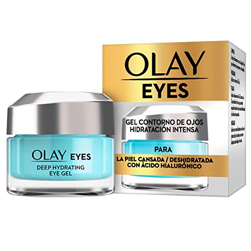 Olay Eyes Gel Contorno de Ojos Hidratación Profunda para Piel Cansada y Deshidratada con Ácido Hialurónico - 15 ml