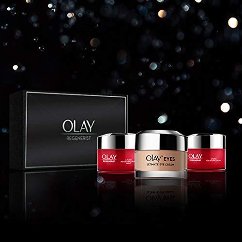 Olay Regenerist - Set de regalo antienvejecimiento para día nocturno, ojo (3 x 15 ml)