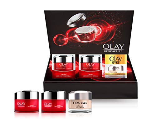 Olay Regenerist - Set de regalo antienvejecimiento para día nocturno, ojo (3 x 15 ml)