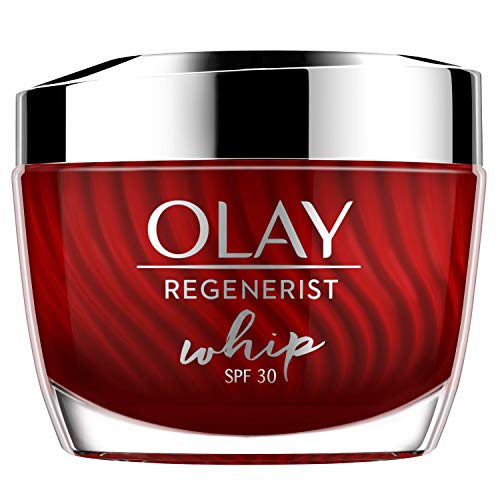 Olay Regenerist Whip Light as Air Anti-Envejecimiento Hidratante para una piel más firme con SPF30, Ácido Hialurónico, 50 ml