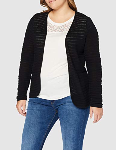 Only 15116277 - chaqueta punto Mujer, Negro (Black), 40 (Talla del fabricante: Medium)