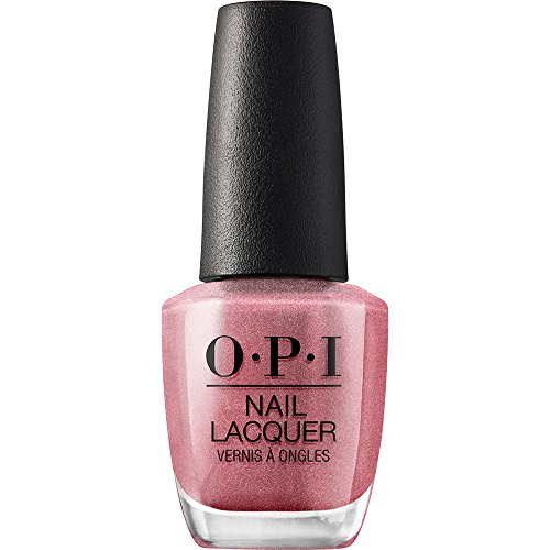 OPI Nail Laquer - Esmalte Uñas Duración de hasta 7 Días, Efecto Manicura Profesional 'Chicago Champagne Toast' Rosa - 15 ml