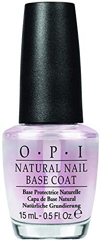 OPI Natural Base Coat - Base Protectora de Uñas Natural, Efecto Manicura Profesional - 15 ml