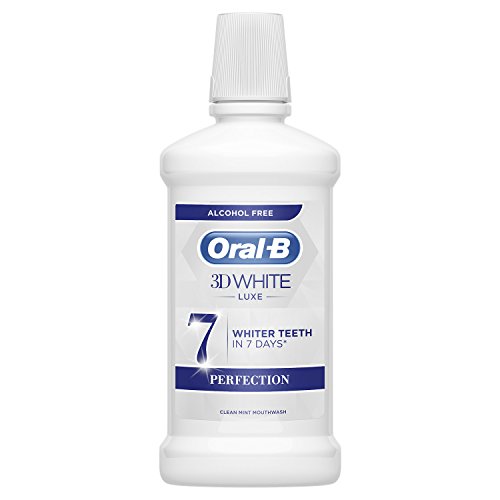 ORAL B enjuague bucal 3D white lux perfection botella 500 ml