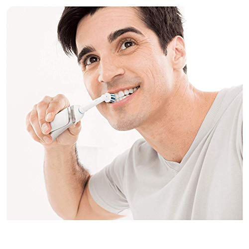 Oral-B Vitality Plus Crossaction - Cepillo de Dientes Eléctrico Recargable con Tecnología Braun, Azul y blanco