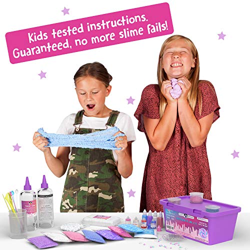 Original Stationery Slime Kit Unicornio Completo - Todo en una caja para que los niños y niñas hagan Slime - Suplementos para Slime de Unicornios, Purpurina, Arcilla Blanda, Plastilina, Floam Rosa