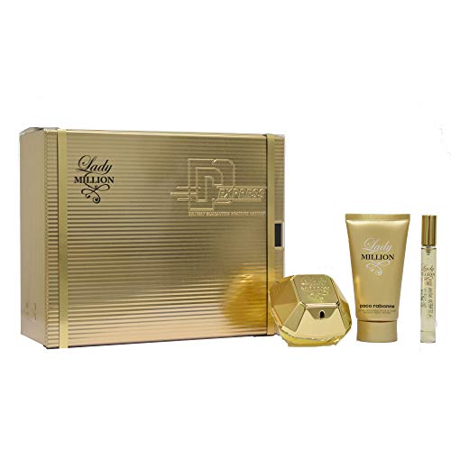 Paco Rabanne Lady Million Lote 3 Pz 0.1 g