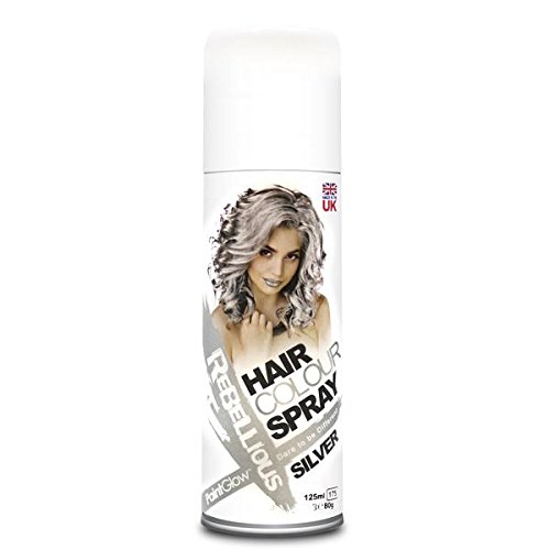 Paintglow - Spray Tinte de Pelo Temporal (Silver) - 1 unidad