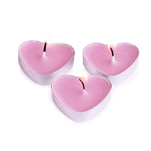 Pajoma Love You - Velas (50 unidades), diseño de corazón