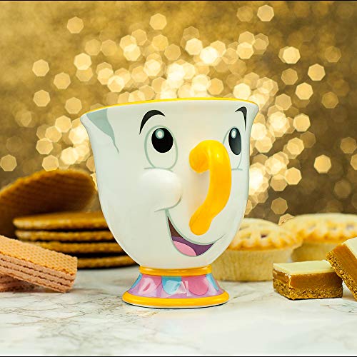 Paladone paladonegifpal319 Abysse Disney La Bella y la Bestia Chip Taza, Multicolor, Estándar