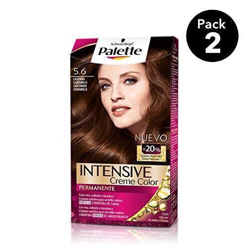 Palette Intense - Tono 5.6 Castaño Caramelo  - 2 uds - Coloración Permanente - Schwarzkopf