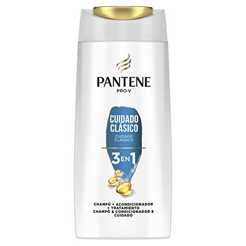 Pantene Pro-V Cuidado Clásico Champú, Acondicionador y Tratamiento 3 en 1, Pelo de Aspecto Sano y Brillante, 675 ml