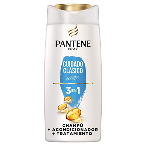 Pantene Pro-V Cuidado Clásico Champú, Acondicionador y Tratamiento 3 en 1, Pelo de Aspecto Sano y Brillante, 675 ml