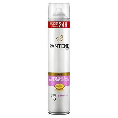 Pantene Pro-V Laca Rizos Definidos, Nivel de Fijación 3, de Larga Duración - 300 ml