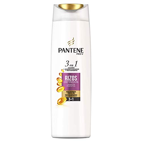 Pantene Pro-V Rizos Definidos Champú, Acondicionador y Tratamiento 3 en 1, para Rizos Brillantes y Flexibles, 300 ml