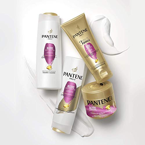 Pantene Pro-V Rizos Definidos Champú, Acondicionador y Tratamiento 3 En 1, Para Rizos Brillantes y Flexibles, 675 ml