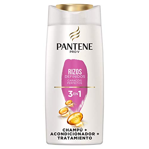 Pantene Pro-V Rizos Definidos Champú, Acondicionador y Tratamiento 3 En 1, Para Rizos Brillantes y Flexibles, 675 ml