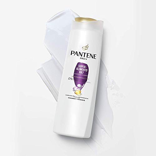 Pantene Pro-V Superalimento Champú, Para Pelo Frágil Y Fino Con Mezcla Pro-V, Antioxidantes Y Lípidos, 700 ml