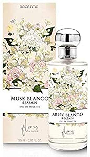 PARFUMS SAPHIR Agua fresca Musk Blanco y Jazmín - 175 ml