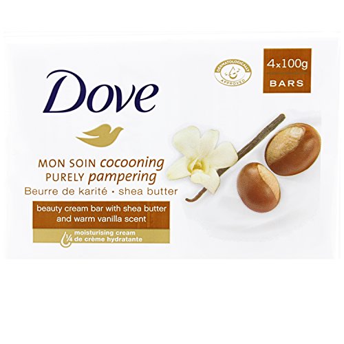 Pastilla de jabón Dove Purely Pampering Manteca de Karité, 100 g, paquete de 6, 24 en total