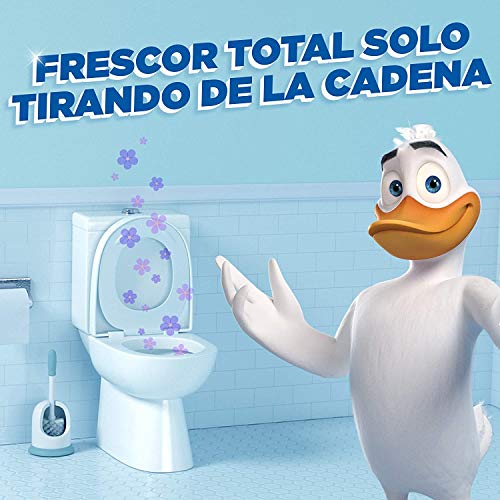 PATO - Active Clean colgador para inodoro, frescor intenso, perfuma y desinfecta, aroma Pino, 2 unidades, Estándar