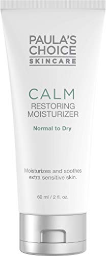 Paula’s Choice Calm Crema Hidratante Facial - Crema de Noche Hidrata y Calma Pieles Sensibles - con Vitamina E y Aceite de Jojoba - Pieles Normales a Secas - 60 ml