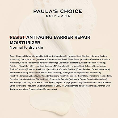 Paula's Choice Crema Hidratante Facial Antiedad - Crema de Noche Antiarrugas y Hidrata la Piel - con Retinol & Squalane - Pieles Normales a Secas - 50 ml